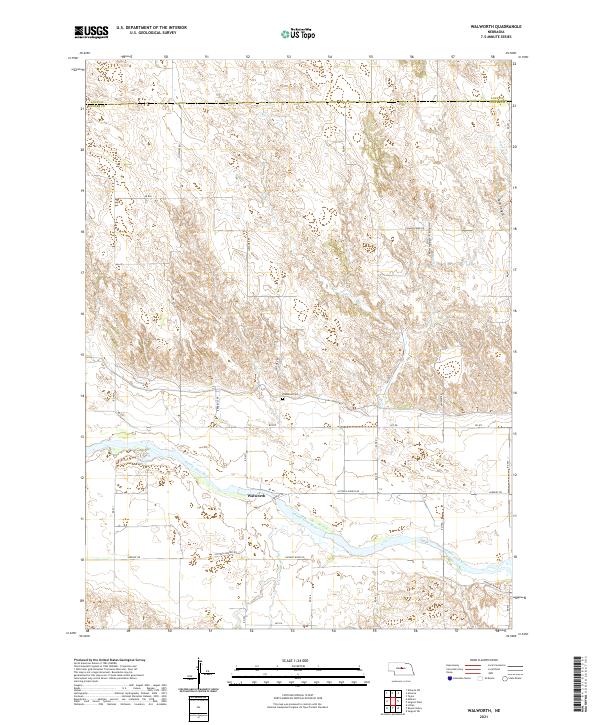 USGS Topographic Map – Walworth