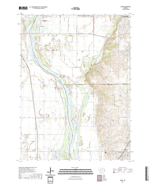 USGS Topographic Map – Wann