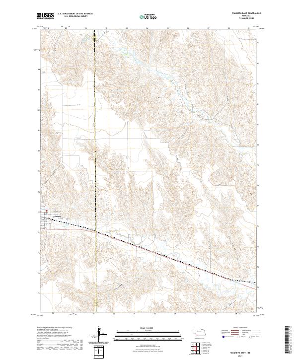 USGS Topographic Map – Wauneta East