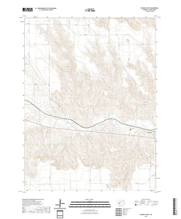 USGS Topographic Map – Wauneta West
