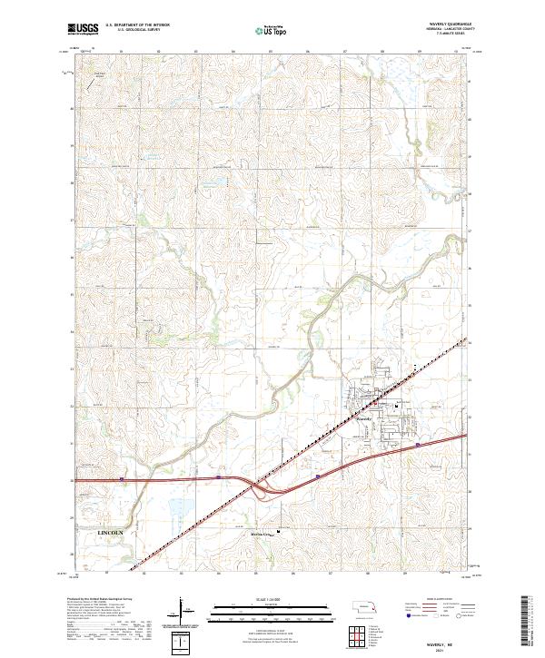 USGS Topographic Map – Waverly
