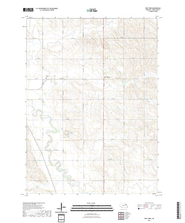 USGS Topographic Map – Wee Town