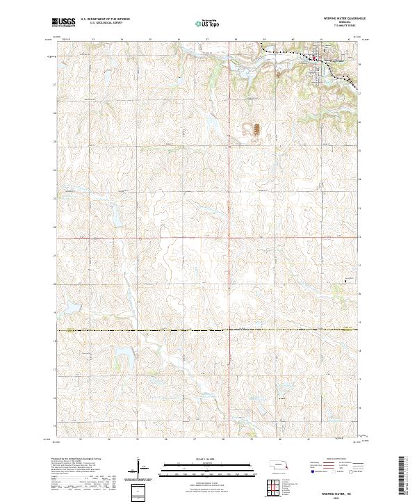 USGS Topographic Map – Weeping Water