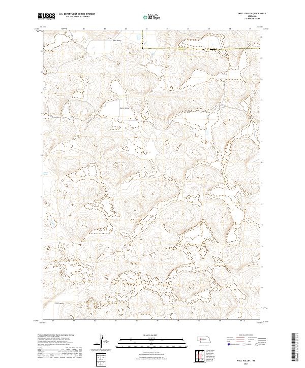 USGS Topographic Map – Well Valley