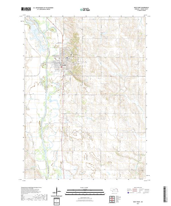 USGS Topographic Map – West Point