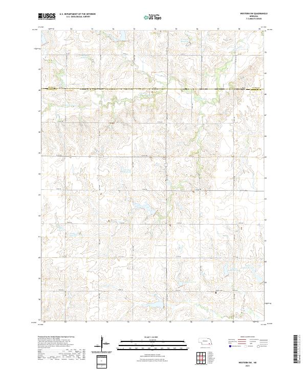 USGS Topographic Map – Western SW