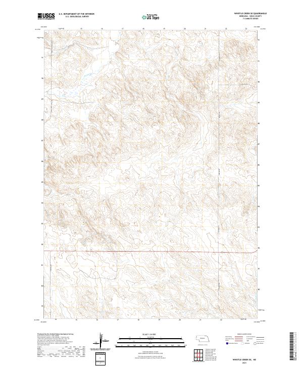 USGS Topographic Map – Whistle Creek SE