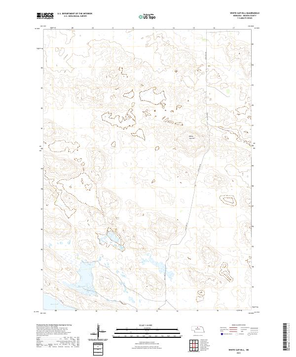 USGS Topographic Map – White Cap Hill