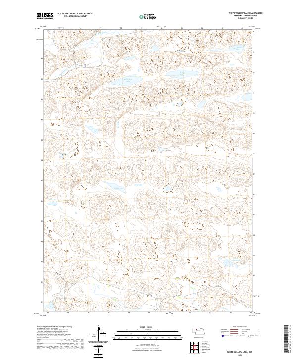 USGS Topographic Map – White Willow Lake