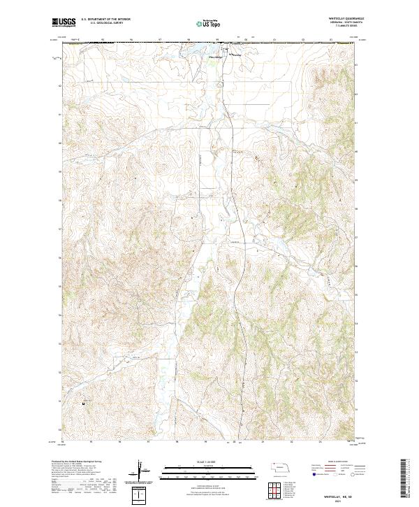 USGS Topographic Map – Whiteclay