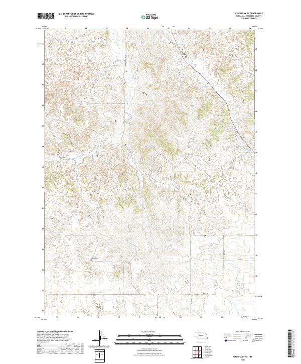 USGS Topographic Map – Whiteclay SE