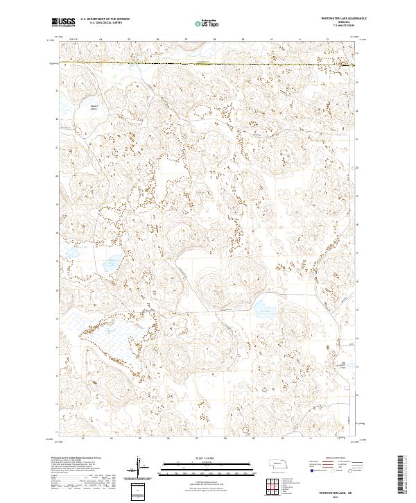 USGS Topographic Map – Whitewater Lake