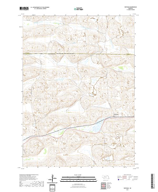 USGS Topographic Map – Whitman