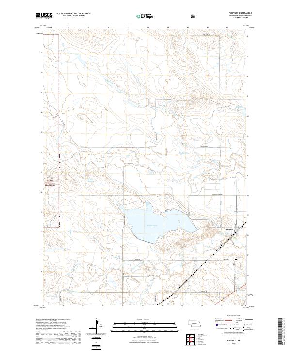 USGS Topographic Map – Whitney