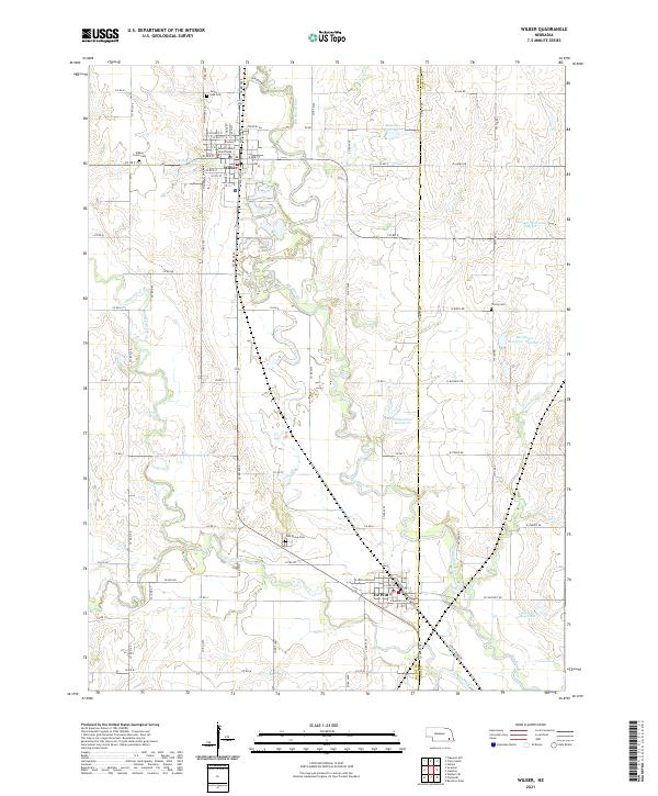 USGS Topographic Map – Wilber