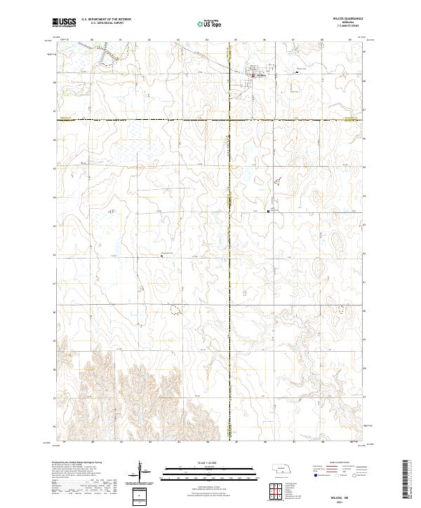 USGS Topographic Map – Wilcox