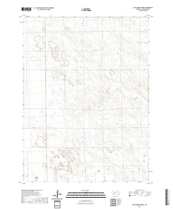 USGS Topographic Map – Wild Horse Spring