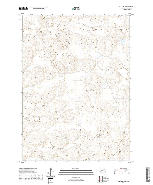 USGS Topographic Map – Wild Mare Lake