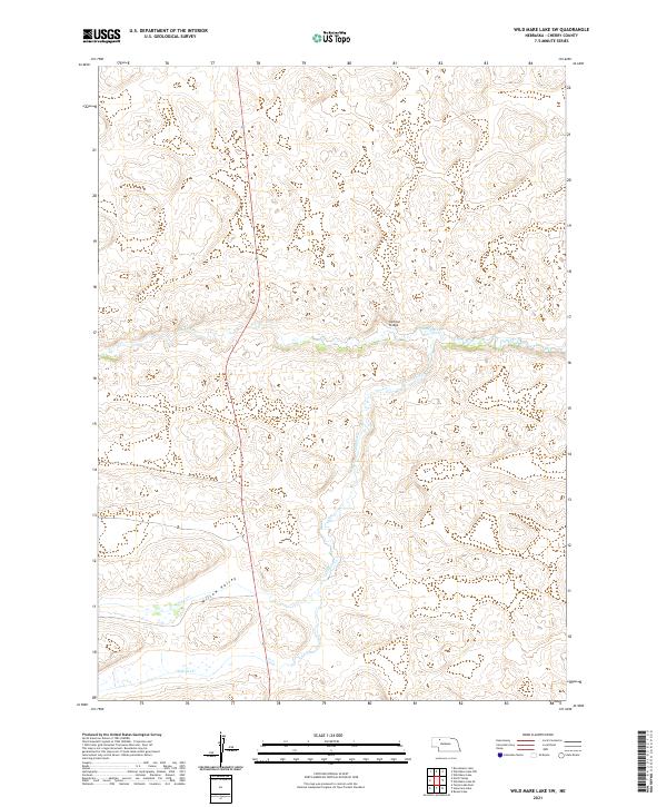 USGS Topographic Map – Wild Mare Lake SW
