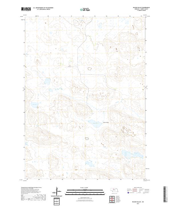 USGS Topographic Map – Wilson Valley