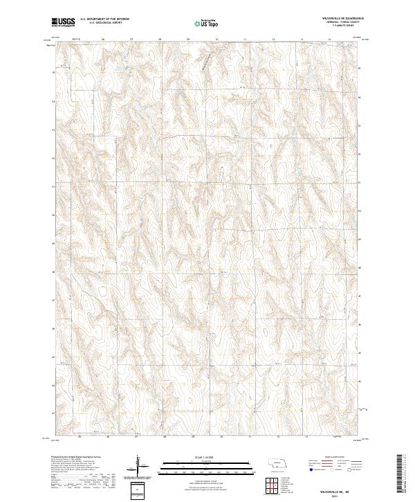 USGS Topographic Map – Wilsonville NE
