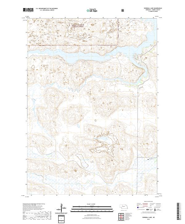 USGS Topographic Map – Windmill Lake