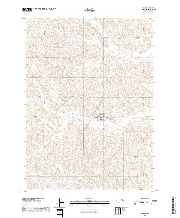 USGS Topographic Map – Winside