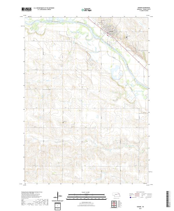 USGS Topographic Map – Wisner