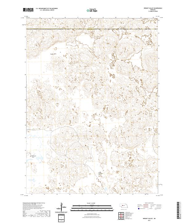 USGS Topographic Map – Wright Valley