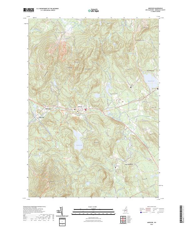 USGS Topographic Map – Andover