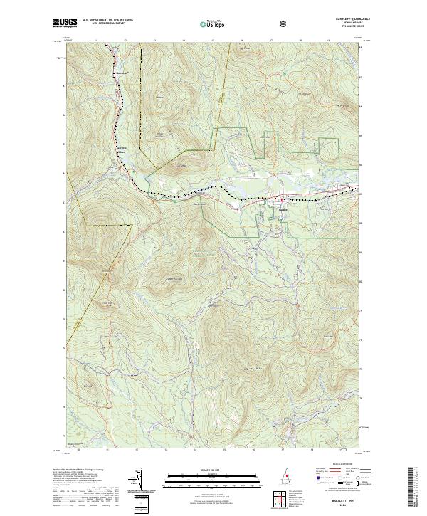 USGS Topographic Map – Bartlett
