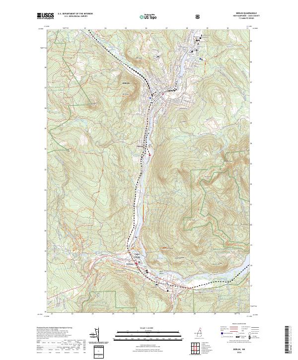 USGS Topographic Map – Berlin