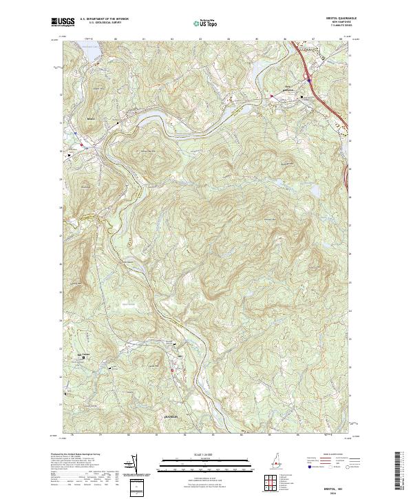 USGS Topographic Map – Bristol