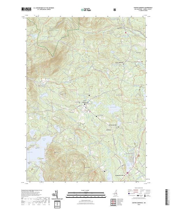 USGS Topographic Map – Center Sandwich