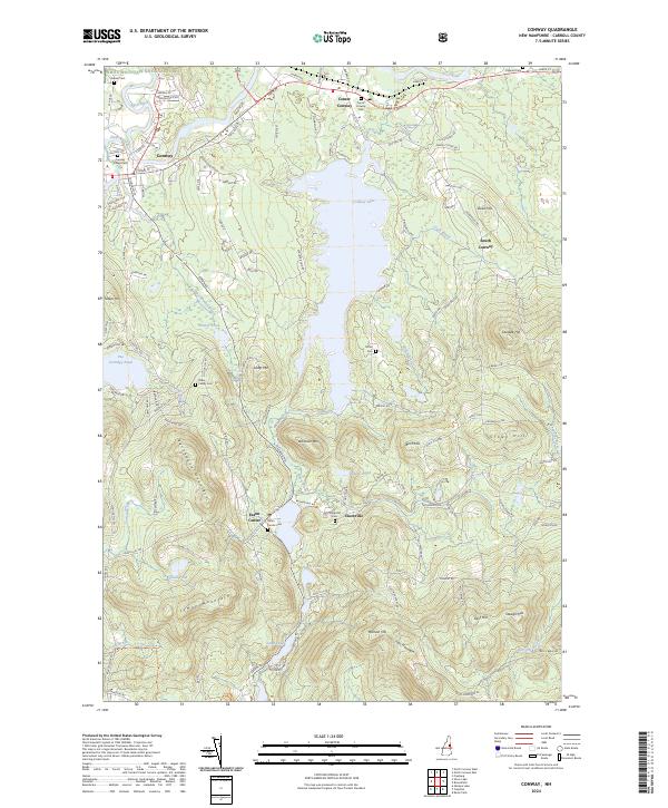 USGS Topographic Map – Conway