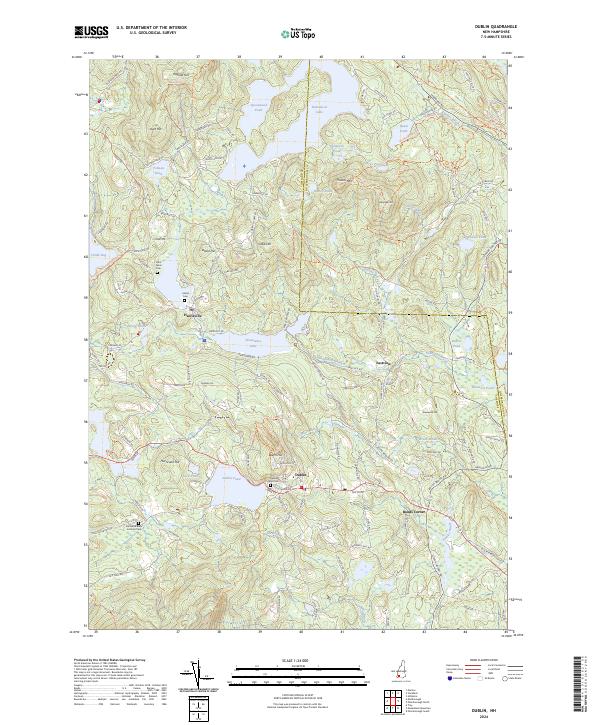 USGS Topographic Map – Dublin