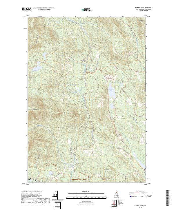 USGS Topographic Map – Dummer Ponds