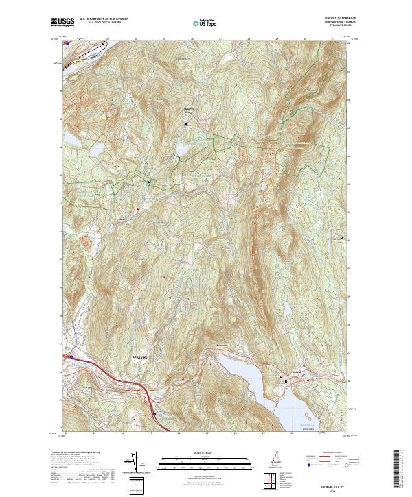 USGS Topographic Map – Enfield