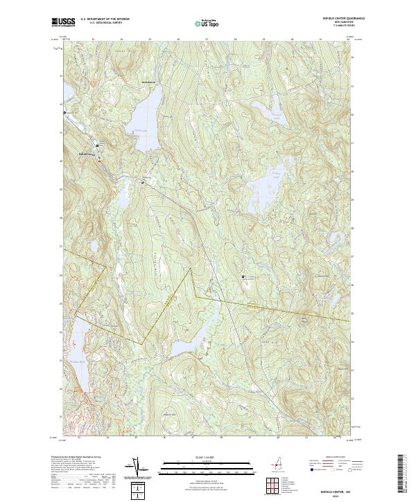 USGS Topographic Map – Enfield Center
