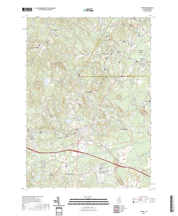 USGS Topographic Map – Epping