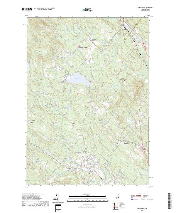 USGS Topographic Map – Farmington