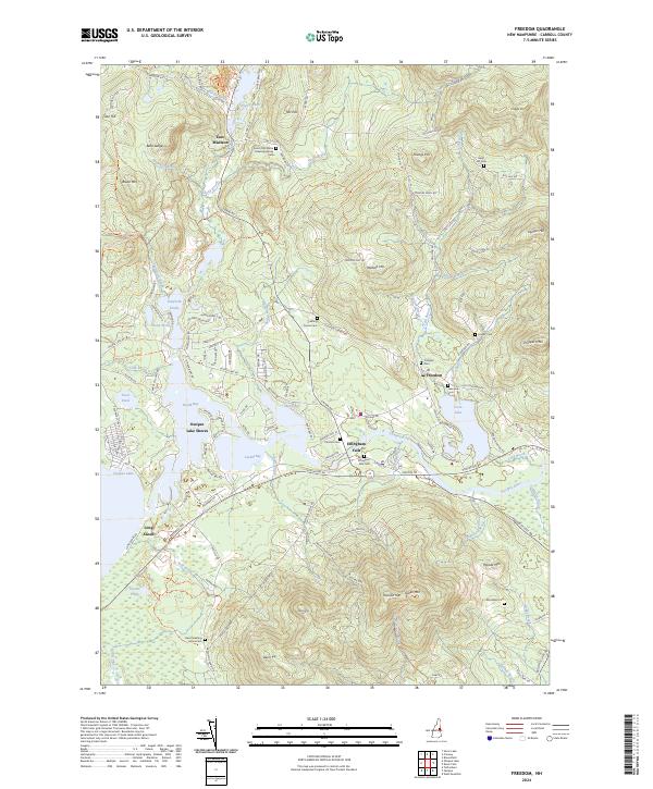 USGS Topographic Map – Freedom