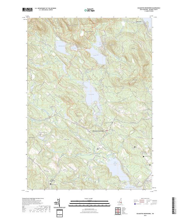 USGS Topographic Map – Gilmanton Ironworks