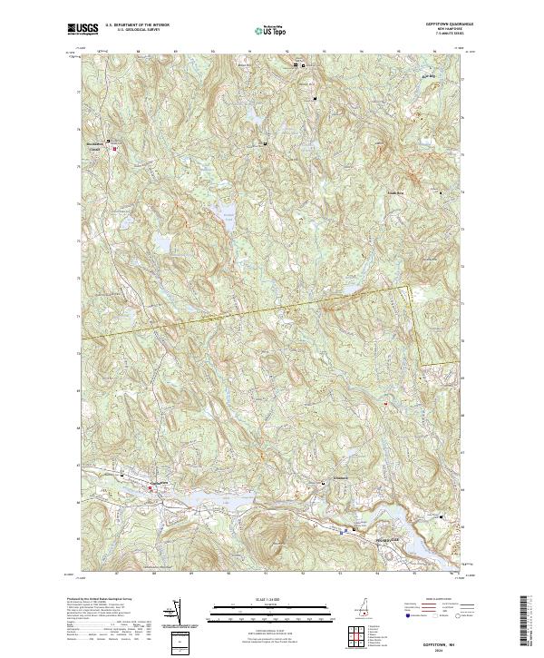 USGS Topographic Map – Goffstown