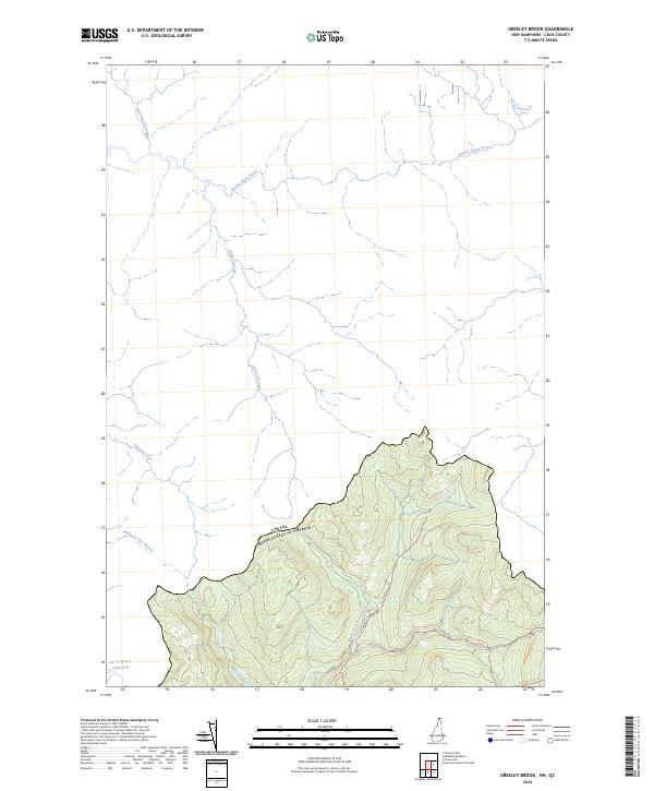 2024 Map of Greeley Brook, 2024 Print