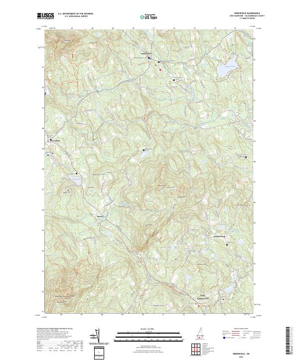 USGS Topographic Map – Greenfield