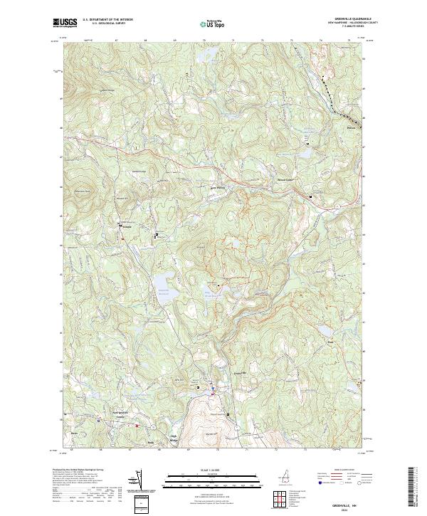 USGS Topographic Map – Greenville