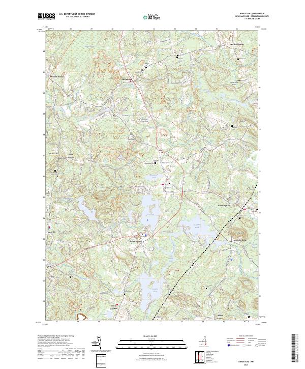 USGS Topographic Map – Kingston