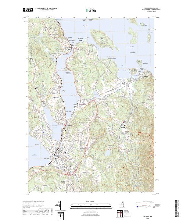USGS Topographic Map – Laconia