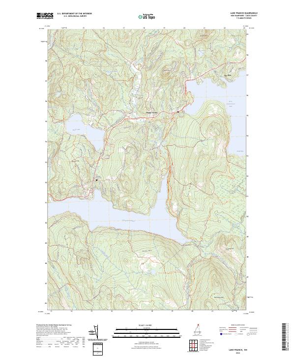USGS Topographic Map – Lake Francis